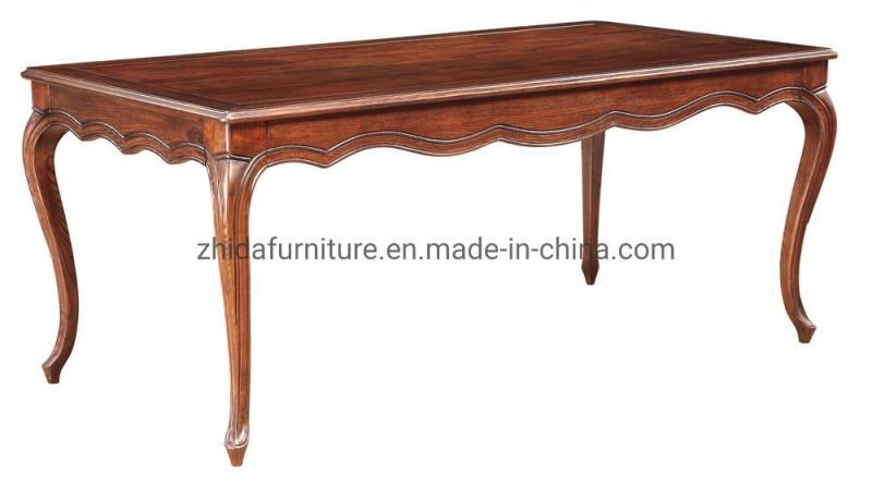 Living Room Modern Restaurant Dining Table Solid Wood Panel Dining Table