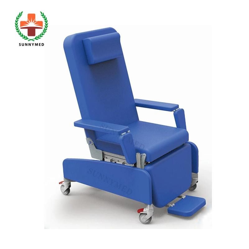 Sy-O007A Hospital Two Linak Motors Electric Blood Donor Chair Hemodialysis Chair