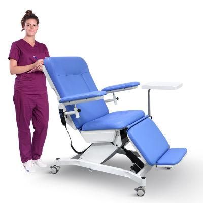 Ske-180 PU Leather Steel Frame Hemodialysis Chairs