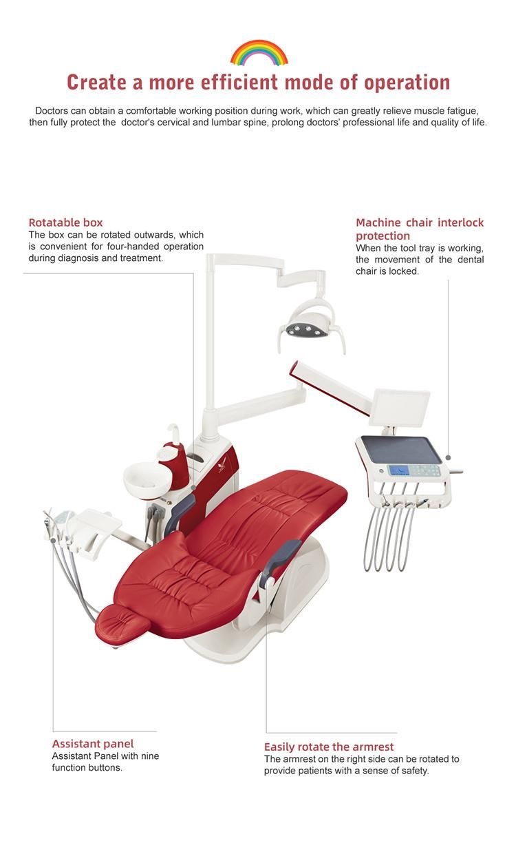 Top Quality Ce&ISO Approved Dental Chair Dental Products Online/Dental Office Furniture/Dental Furniture Cabinets