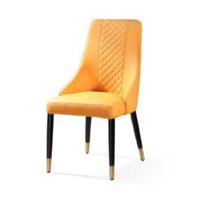 Wholesale Simple Modern Wooden Dining Chair with Synthetic Leather (A-070)