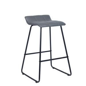 Fashion Soft Mat Stainless Steel Frame Base Commercial Bar Stool