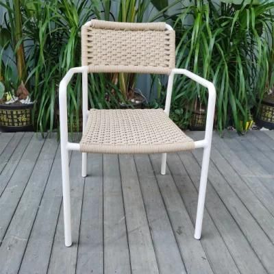 Outdoor New Style Wooden Garden Patio Outdoor Rattan Furniture Chair