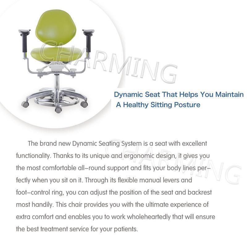 Dental Equipment Microscope Stool Chair Doctor Stool Ergonomic Saddle Chair