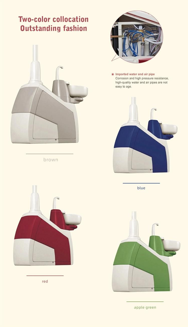 Rotatable Ceramic Cuspidor Ce&FDA Approved Dental Chair Folding Dental Chair/Mobile Dental Supply/Best Dental Equipment