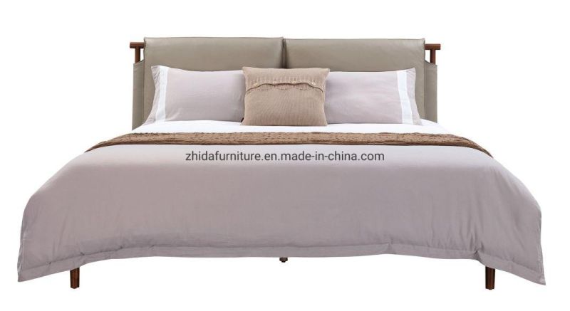 Modern Home Furniture Bedroom Leather Bed