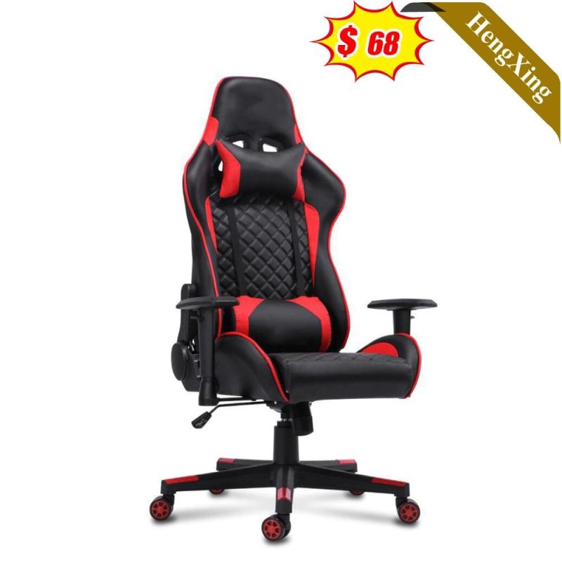 2021 Popular Genuine Leather New Design Custom High Back Gaming Chair with Nylon Base