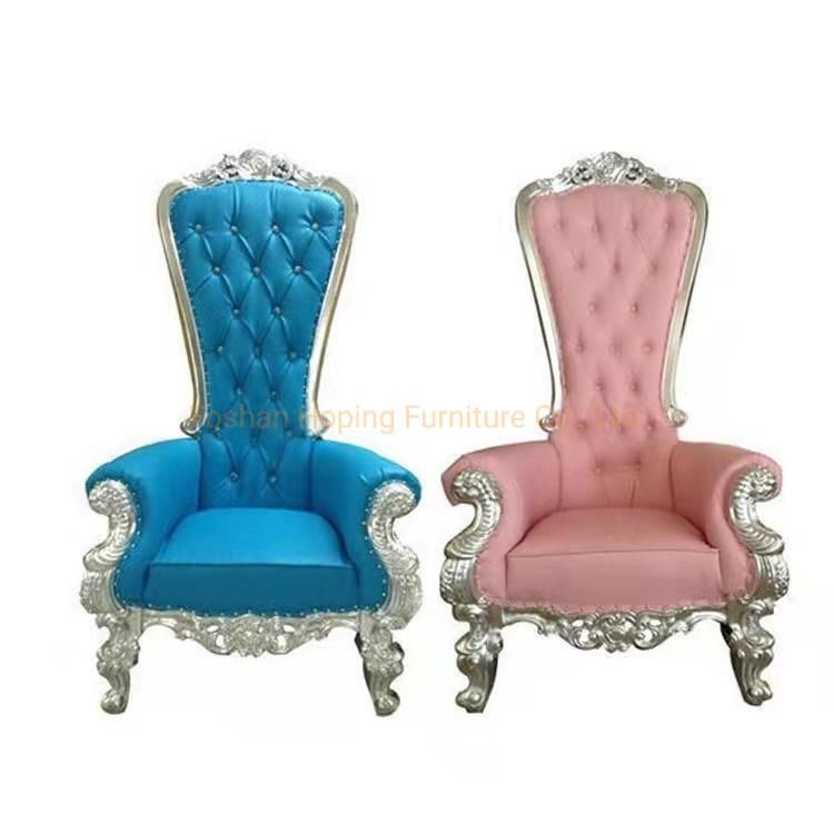 Luxury Classic Royal Reception Salon Beauty Hoping Furniture Nail SPA Massage Foot Pedicure Chair Hotel Wedding Chair