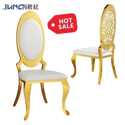 Restaurant Cheap Price Furniture PU Leather Hotel Stainless Steel Chair