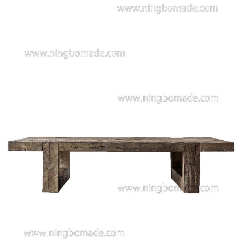 Rough-Hewn Planks Furniture Rustic Nature Reclaimed Oak Coffee Table
