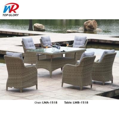 Outdoor Aluminium Rattan Chair Garden Sets