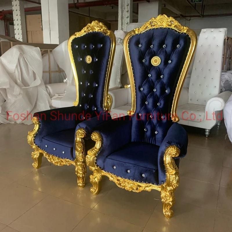 Hotel Furniture Factory Wholesale High Back Hotel Wedding Chairs in Optional Furnitures Color