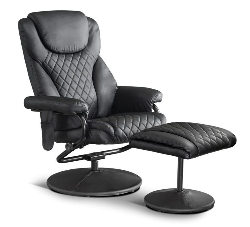 Reclining Lazy Man Leisure Chair Swivel Lounge Chair with Leg Rest