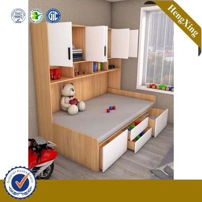 China Factory Wholesale Wooden MDF Children Bedroom Furniture Kids Bunk Single Double Beds