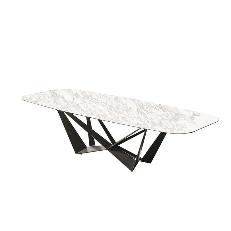 Modern New Design Metal-Marble Top Tables for Home Hotel Restaurant