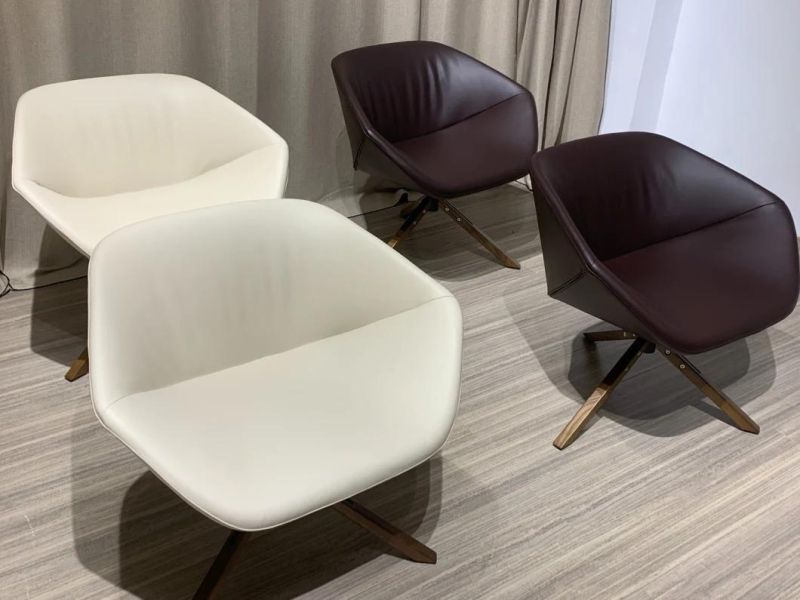 Popular Luxury Hotel Room Furniture Swivel Study Waiting Chair
