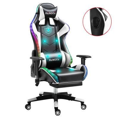 Hot Sale Top Quality PU Leather High Back Gaming Chair Gamer with Adjustable Armrest