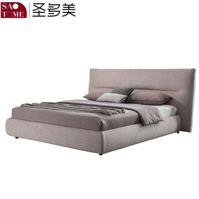 Luxury Leather Master Double Bed for Family