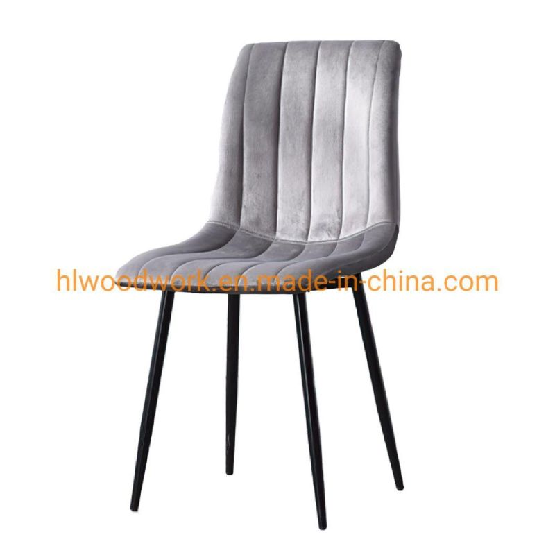 Multiple Color Luxury European Modern Design Leather Grey Dining Chairs for Hotel Restaurant Furniture Dining Room Chairs