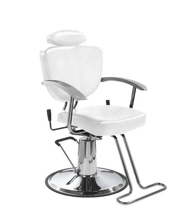 Hl-1136 Salon Barber Chair for Man or Woman with Stainless Steel Armrest and Aluminum Pedal