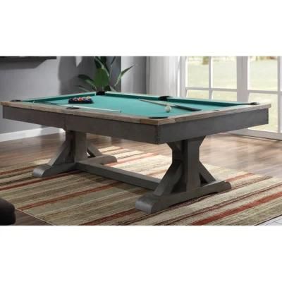 8 Feet Solid Wood Slate Billiard Table