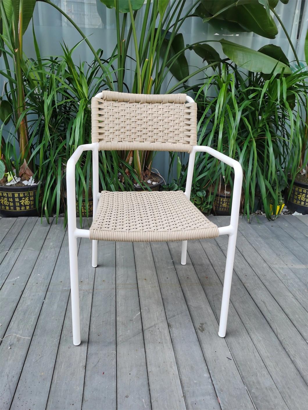 Outdoor New Style Wooden Garden Patio Outdoor Rattan Furniture Chair