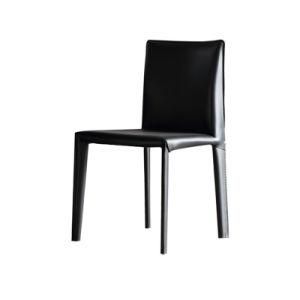 Modern Design Simple Style Metal Leg Dining Chair for Home, Cafe, Hotel