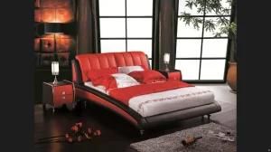 Genuine Leather Bed 866