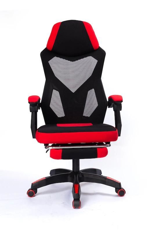 PU Leather Fabric Office Chair Armrest and Headrest Racing Style High-Back Cheap Gamer Chair Gaming