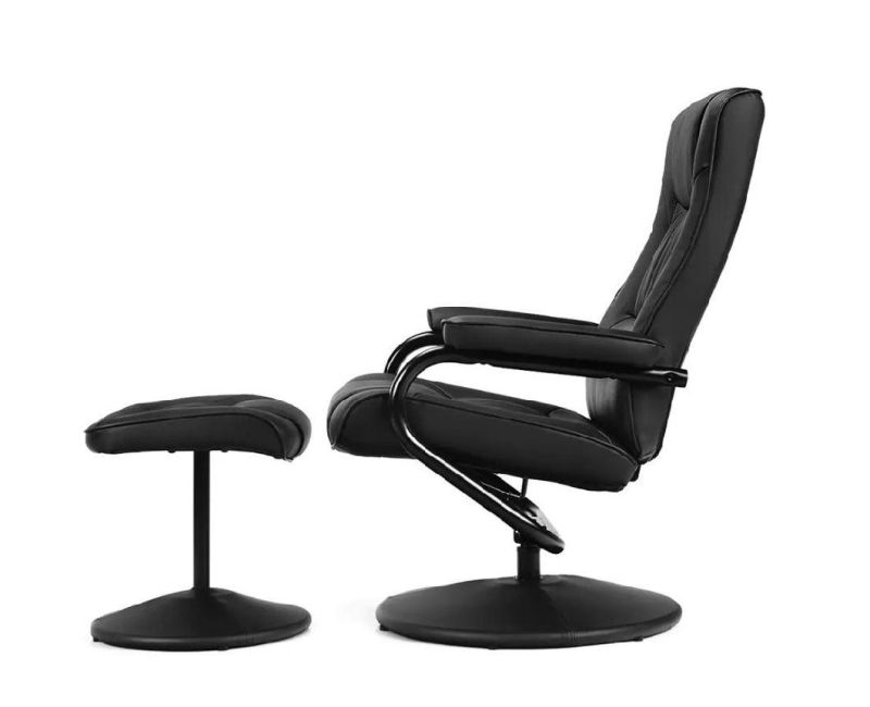 High Back Swivel Reclining Leisure Chair with Footrest