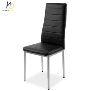 Cheap and Nice Classic PU Leather Metal Dining Room Chairs