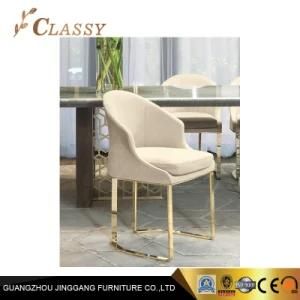 Luxury Classic Furniture White Leather Dining Chair