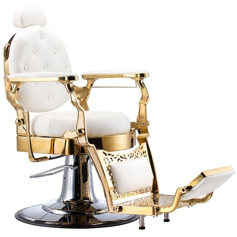 Hl-9258b Salon Barber Chair for Man or Woman with Stainless Steel Armrest and Aluminum Pedal