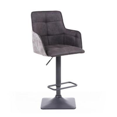 Wholesale Modern High Quality Home Bar Chair Nordic Metal Luxury Bar Stools with Back