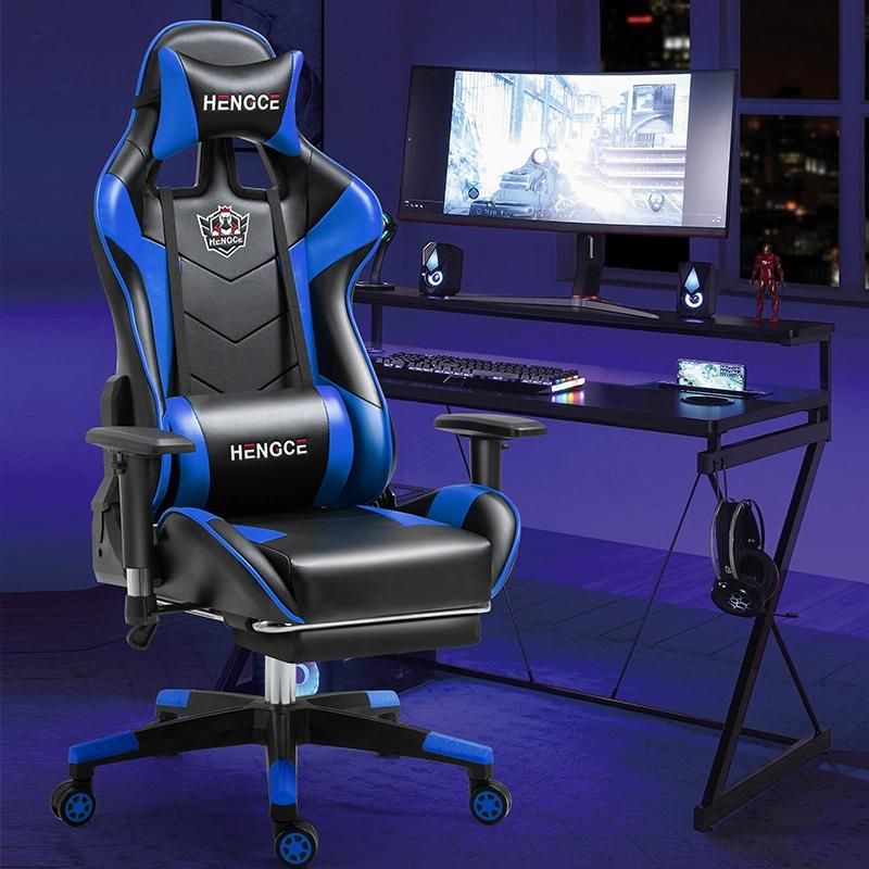 Amazon Hot Comfortable Swivel CE Certified Racing Gaming Chair with Footrest