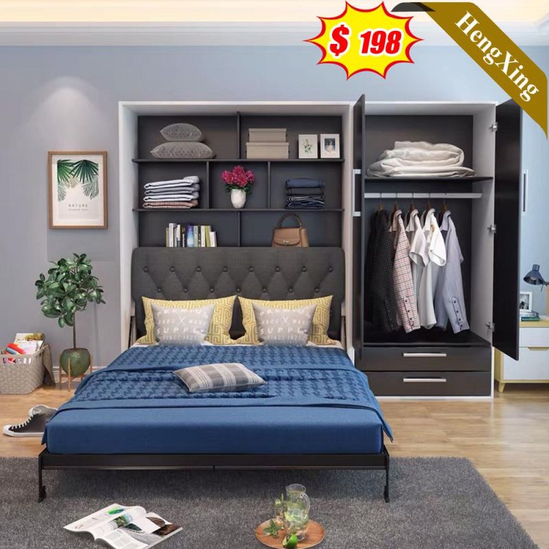New Style Murphy Space Saving Home Furniture Invisible Vertical Single Folding Wall Bed
