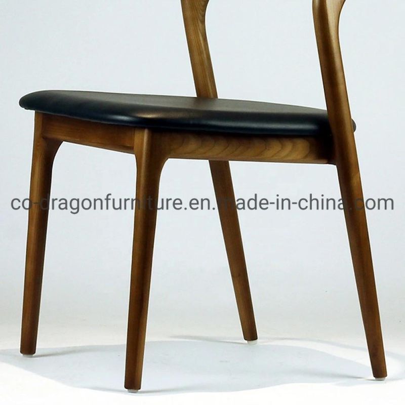 Fashion Wooden Dining Chair with Leather for Wooden Home Furniture