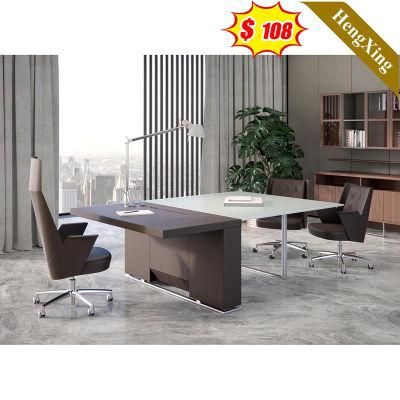 Wooden Kids Office Furniture Chair L Shaped Computer Desk MDF Modern Executive Office Table