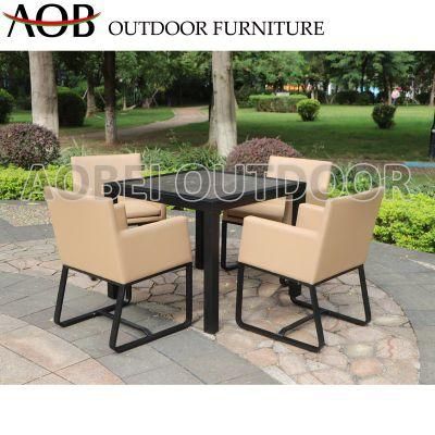 Modern Outdoor Garden Home Hotel Resort Restaurant Cafe Dining 4 Seater Square Table Chair Furniture