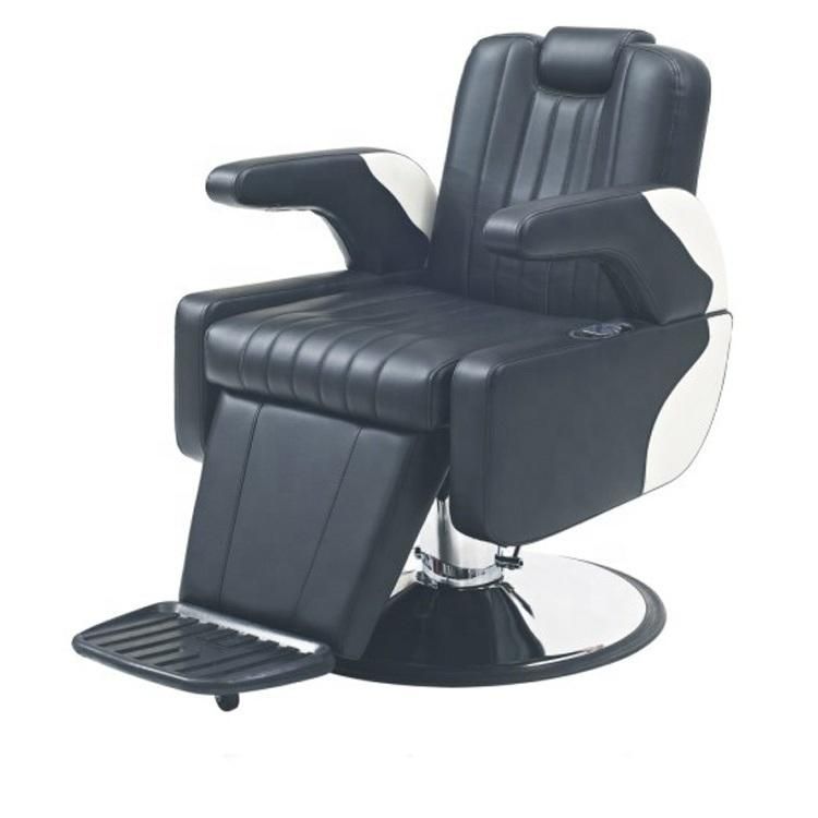 Hl-9204 Salon Barber Chair for Man or Woman with Stainless Steel Armrest and Aluminum Pedal