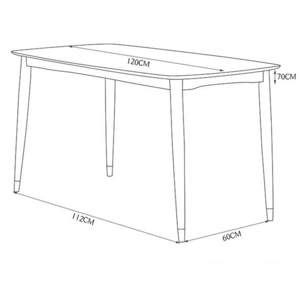 Small Apartment Solid Wood Hotel Dining Table