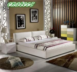C008 Leather Style Bedroom Simple Bed