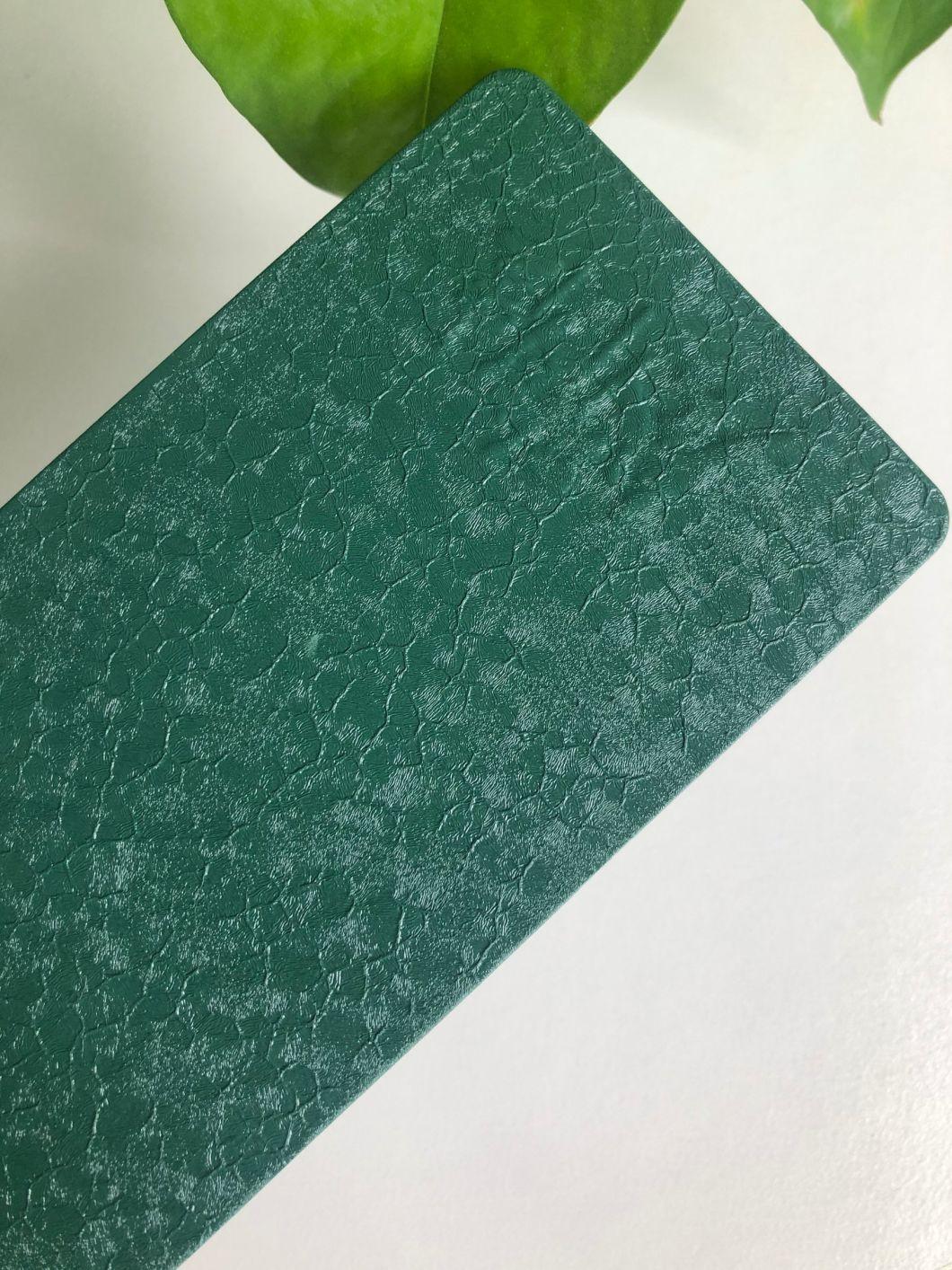 High Quality Dsm Resin Big Wrinkle Crocodile Skin Gator Leather Texture Crack Polyester Powder Coating