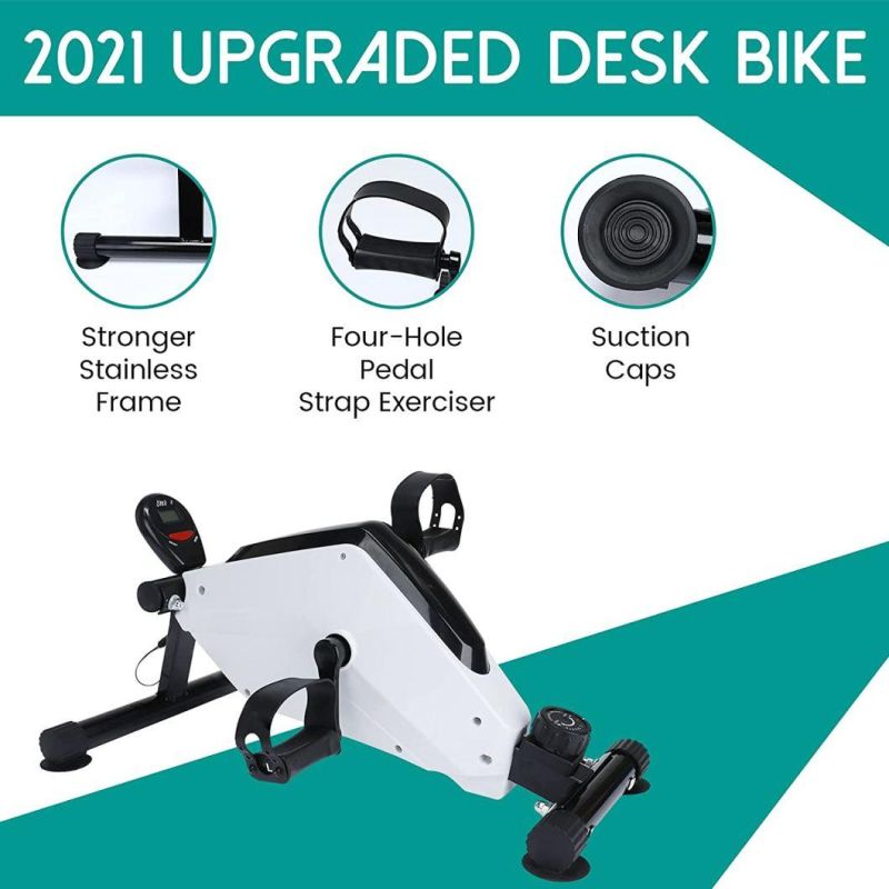 Pedal Exerciser Bike Home Use Unisex Sit Fit Elliptical Mini Elliptical Trainer Under Desk Elliptical