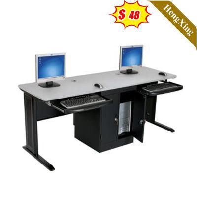 MDF Office Furniture Steel Wood Office Workstation L Shape Sit Stand Boss Height Adjustable Table Computer Desk