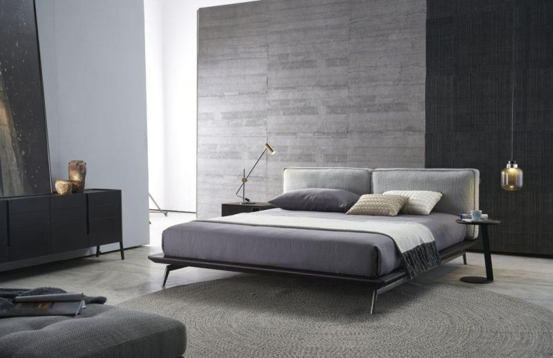 Be2022 Fabric Bed, Bedroom Set Italian Design Furniture in Home and Hotel