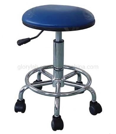 Typical Anti-Static Leather Lab Stool in Lab/Cleanroom (JH-ST038)