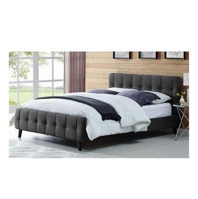 Latest Designs Modern Home King Queen Double Size Bedroom Furniture Specific Use Nordic Style PU Leather Bed
