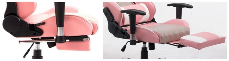 Adjustable Armrest Office Gaming Chair with Lying Mechanism