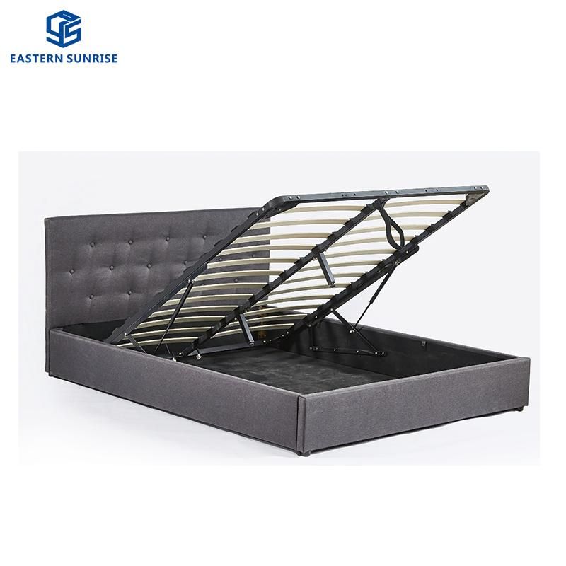 European and American Style Double Leather Bed